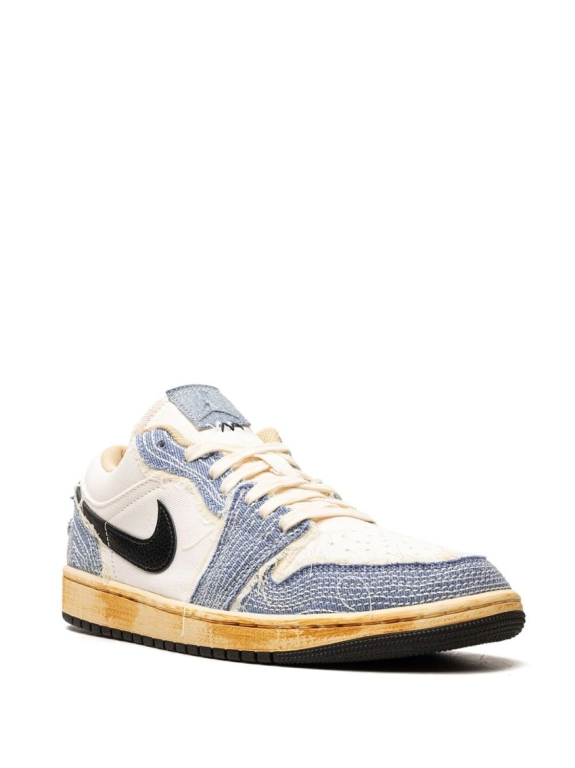 Jordan кроссовки Air Jordan 1 Low SE Sashiko Denim, белый — фото 2