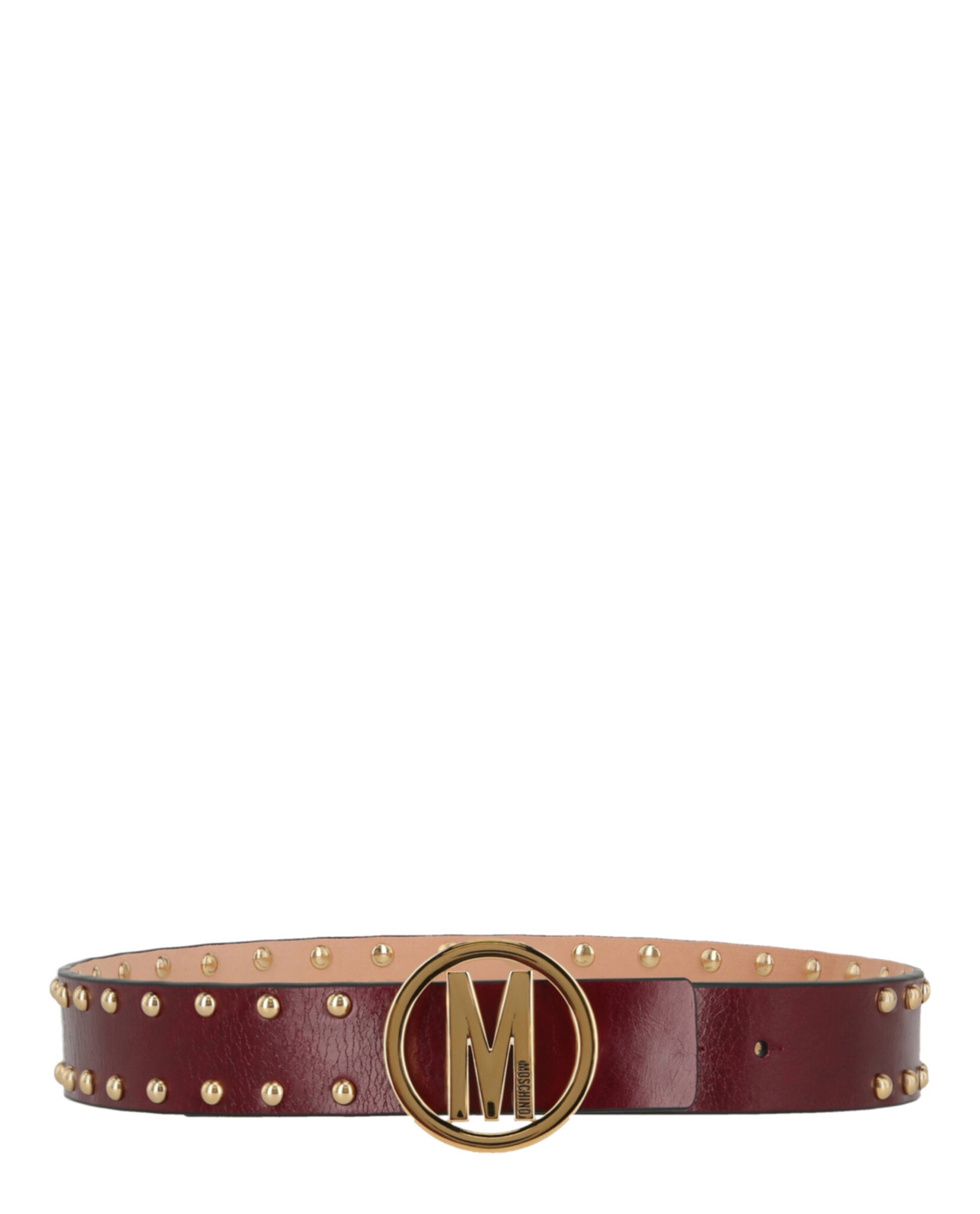 

Ремень с золотыми заклепками Circle M Moschino, золотой