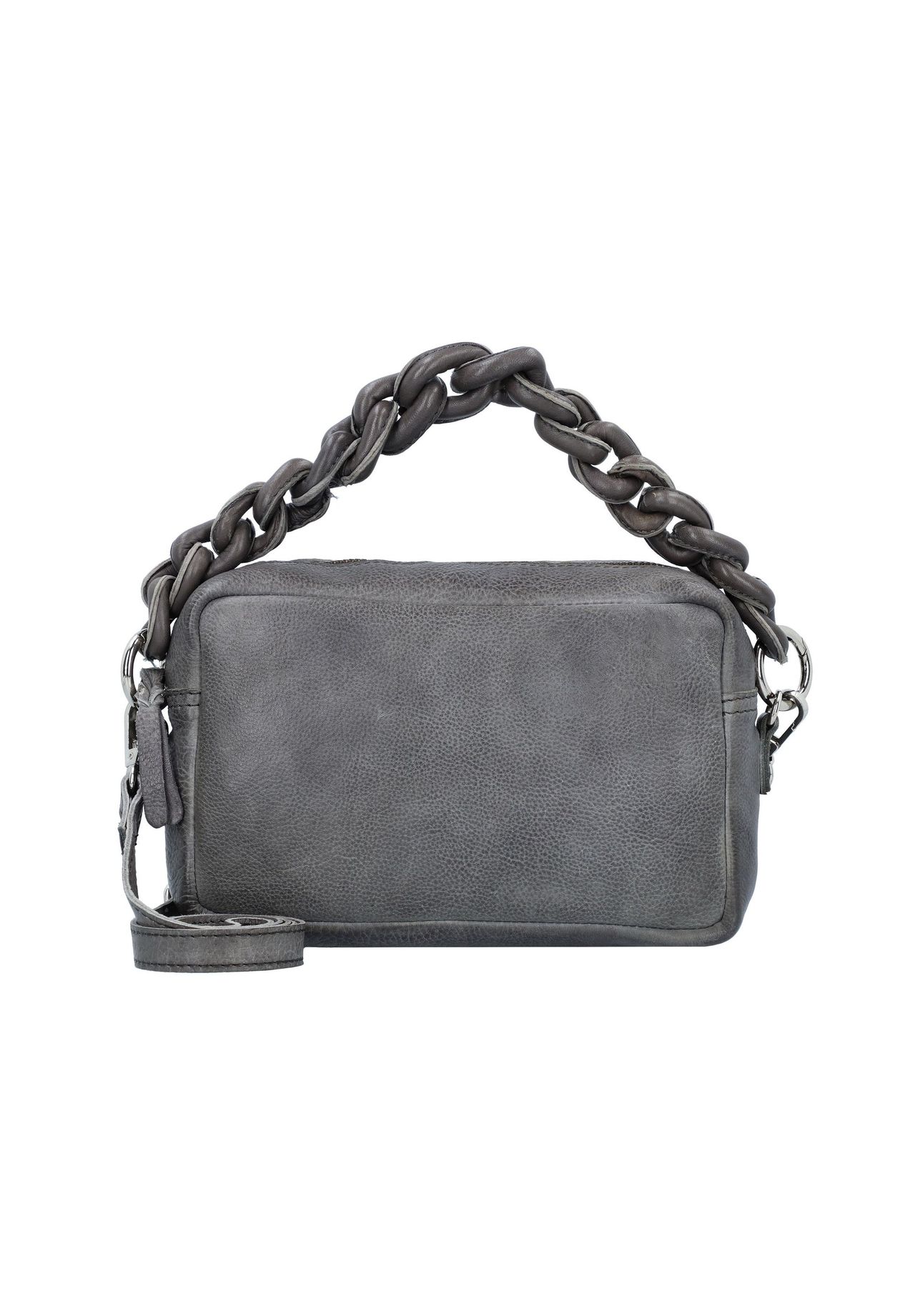 

Сумка Coburgbastei 4 кожаная 22 см TASCHENDIEB WIEN, цвет Smokey Grey