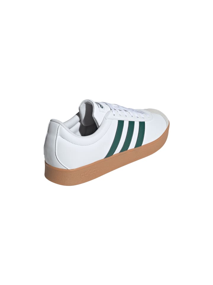 Adidas Низкие кроссовки VL Court Base белого цвета — фото 4