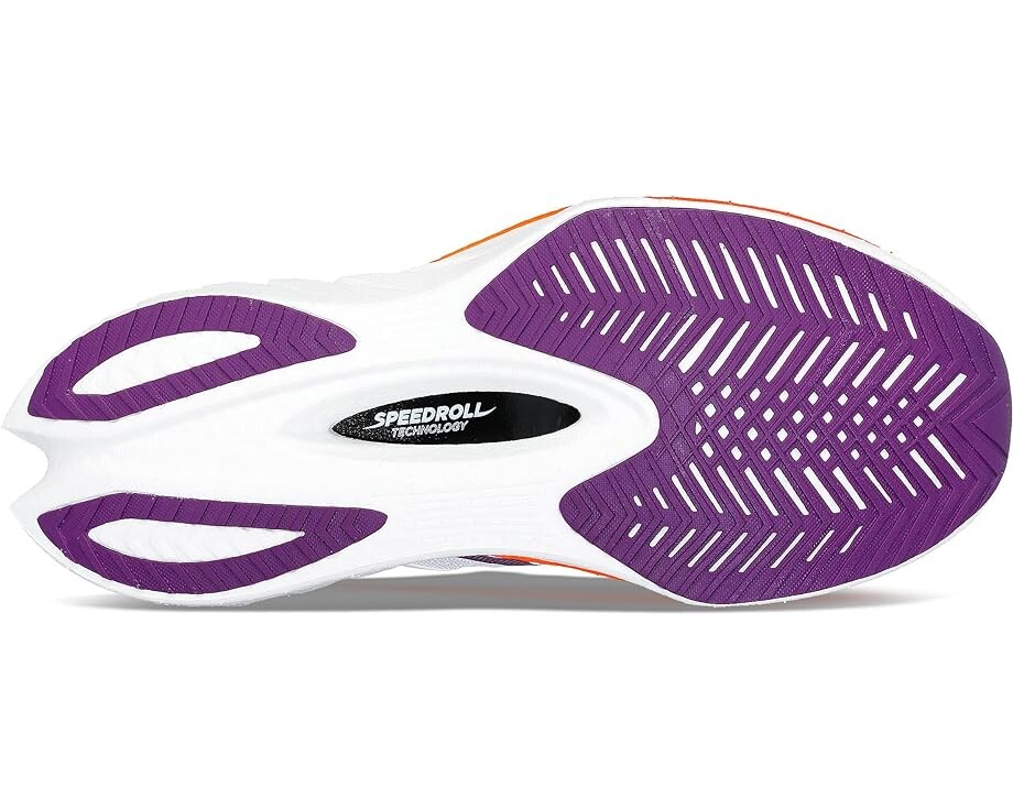 Кроссовки Saucony Endorphin Pro 4, цвет White/Violet — фото 3