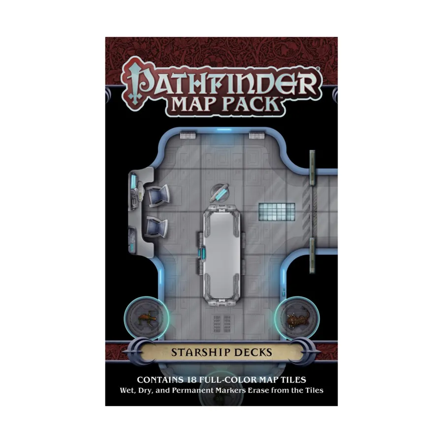 

Пакет карт — колоды звездолетов, GameMastery & Pathfinder - Map Packs - Assorted