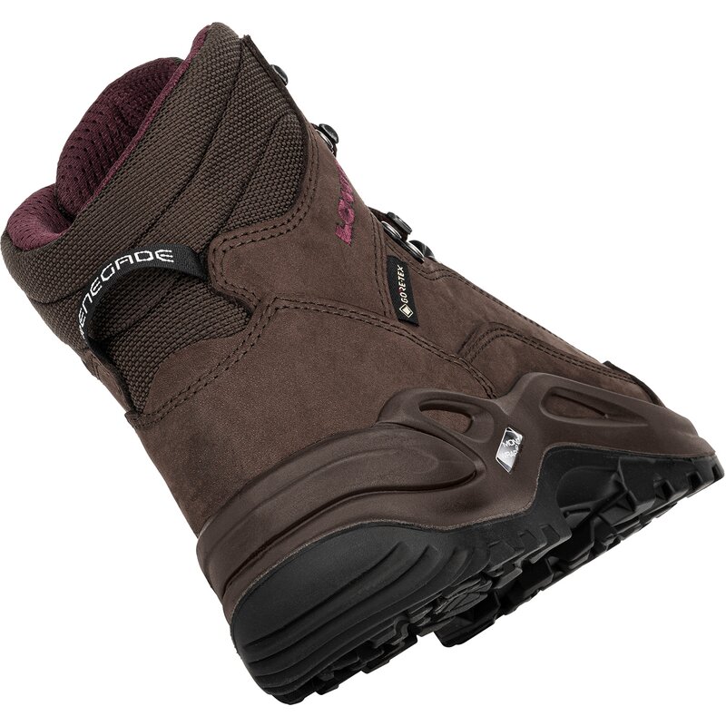 Легкие походные ботинки Renegade GTX Mid WS Lowa, цвет espresso 0442 — фото 4
