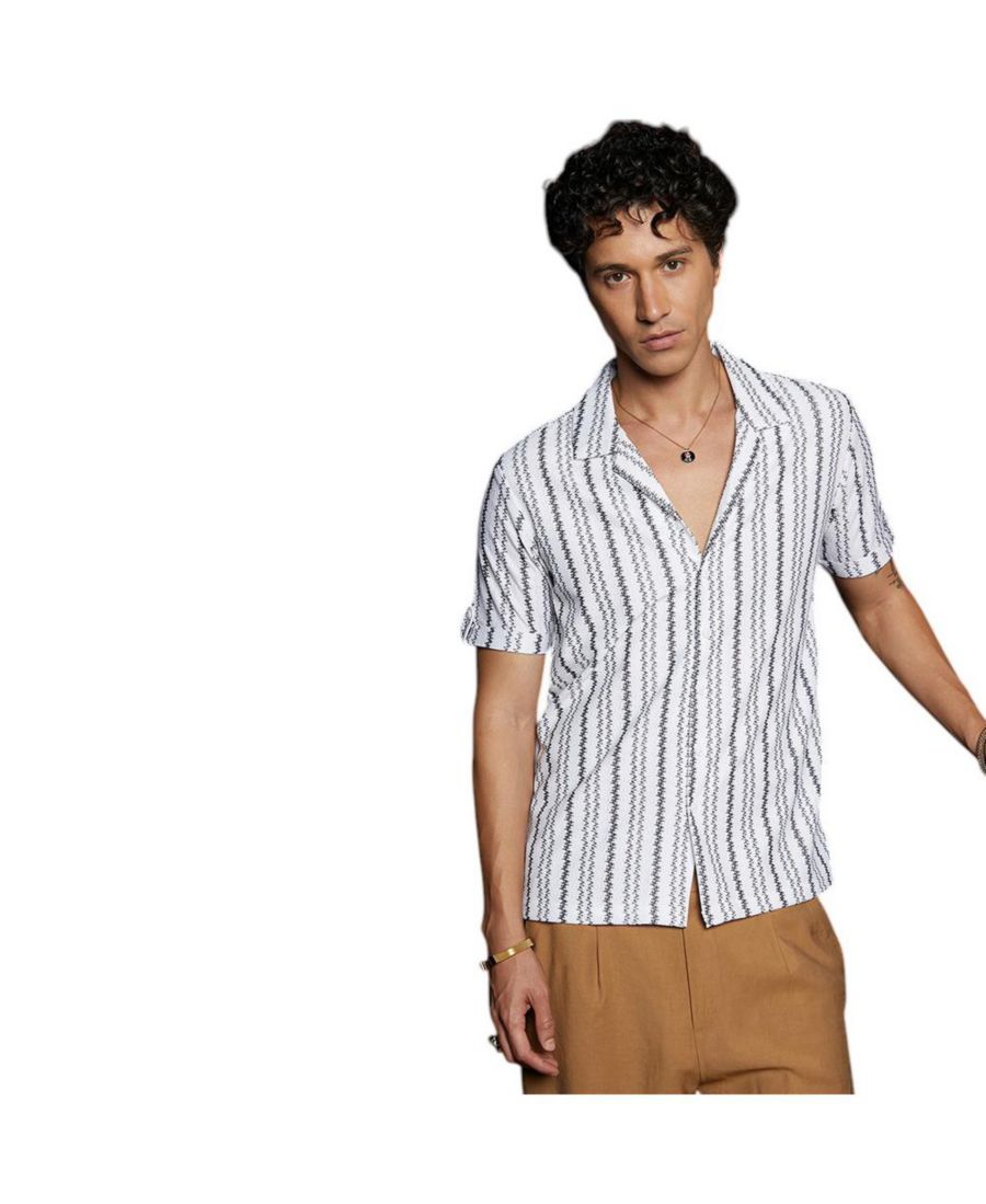 

Мужская трикотажная рубашка Wavelength Campus Sutra, White