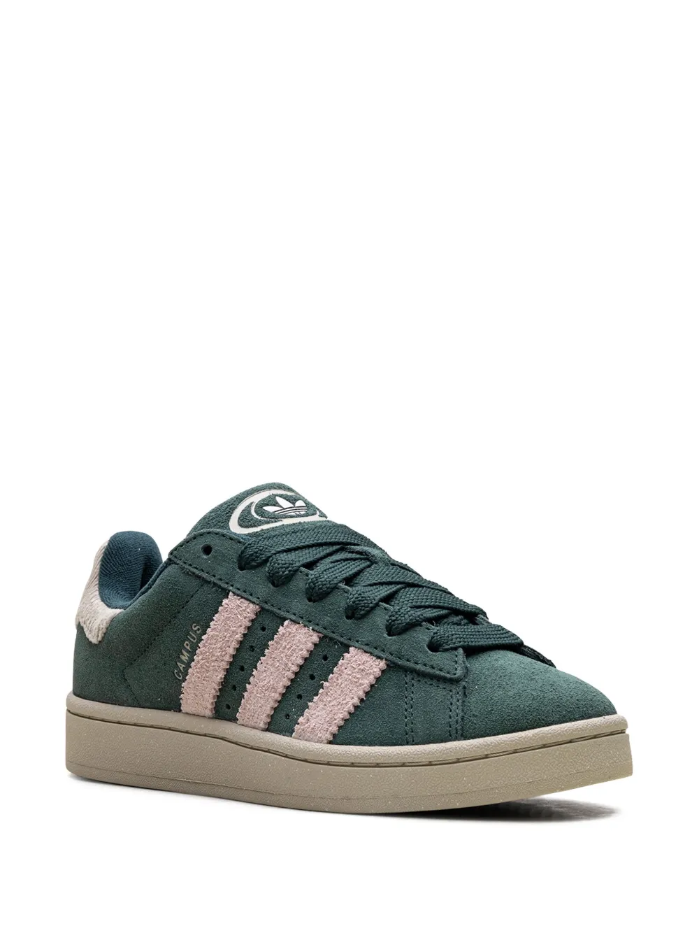 Кроссовки Campus 00s Mineral Green/Sandy Pink Adidas, зеленый — фото 2