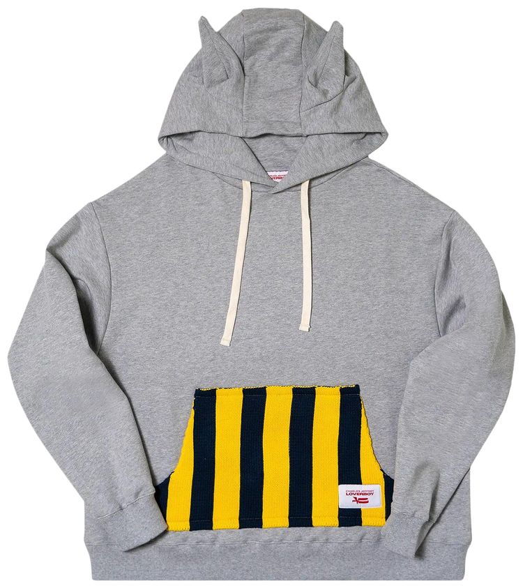 

Худи Charles Jeffrey Loverboy Patch Rabbit Ears Hoodie 'Grey', серый