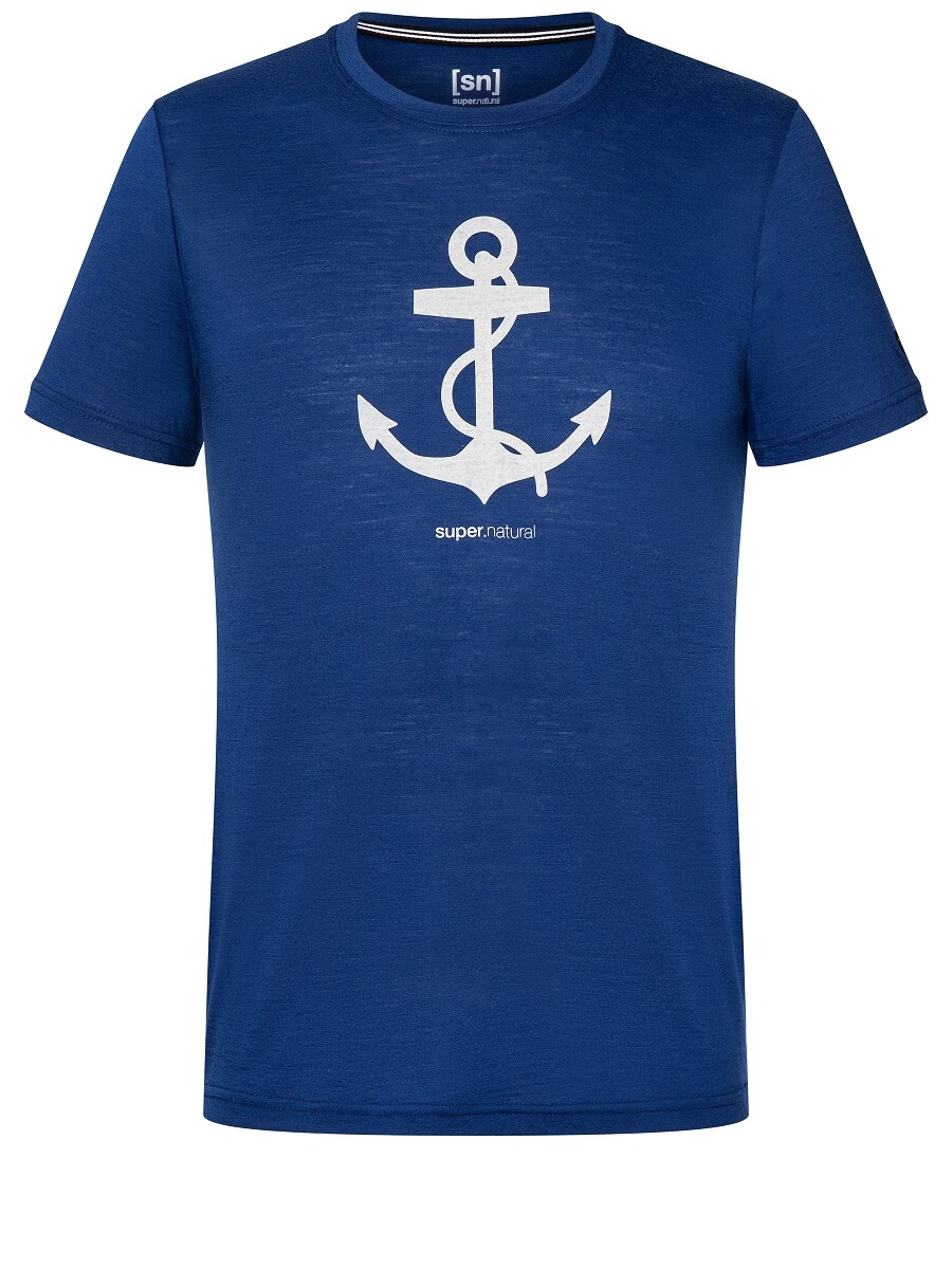 

Рубашка super.natural Merino T Shirt, синий
