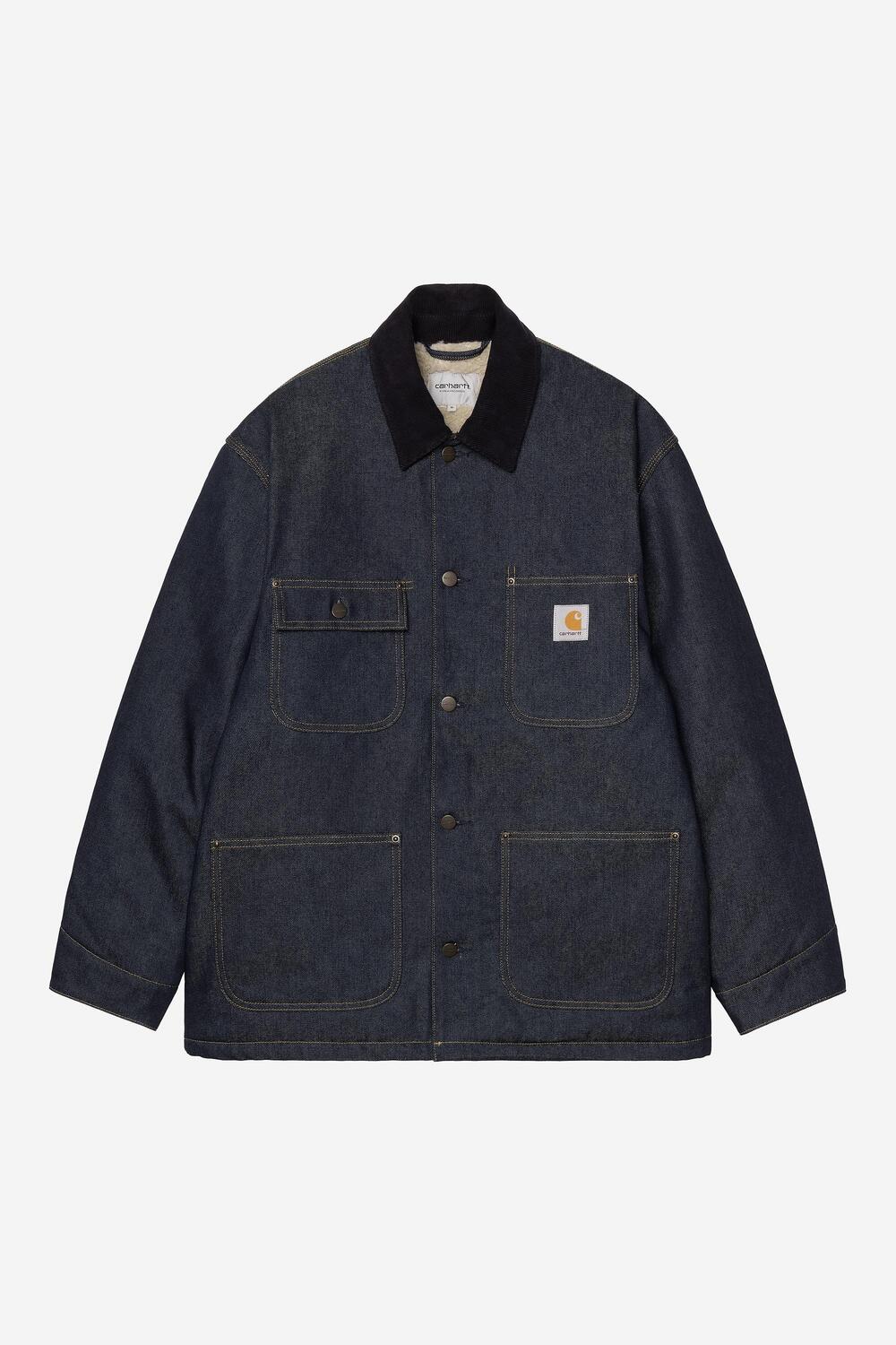 

Рабочее пальто OG Chore (зимнее), джинсовое из денима Maitland (100% органический хлопок) Carhartt, синий