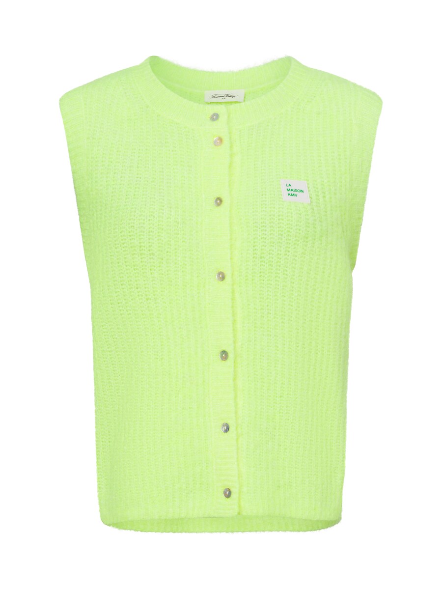 

Вязаный кардиган AMERICAN VINTAGE East, цвет Lemon