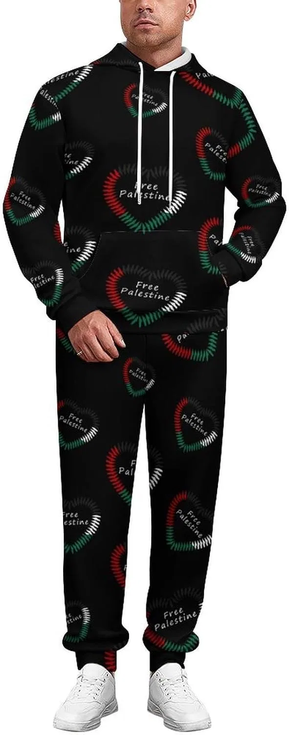 Костюм спортивный Free Palestine, худи и брюки, Style