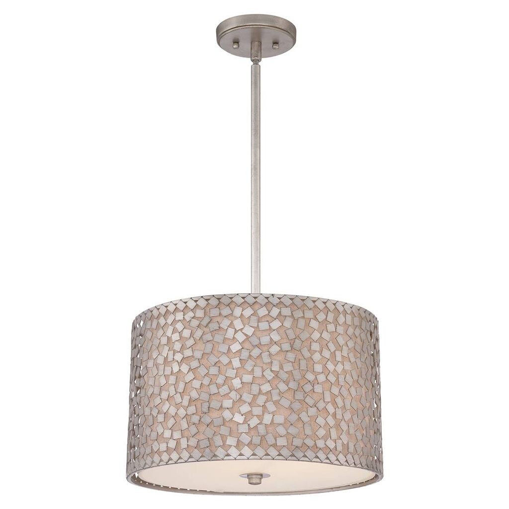 

Подвесной светильник Confetti, античное серебро, 3 лампочки Elstead Lighting