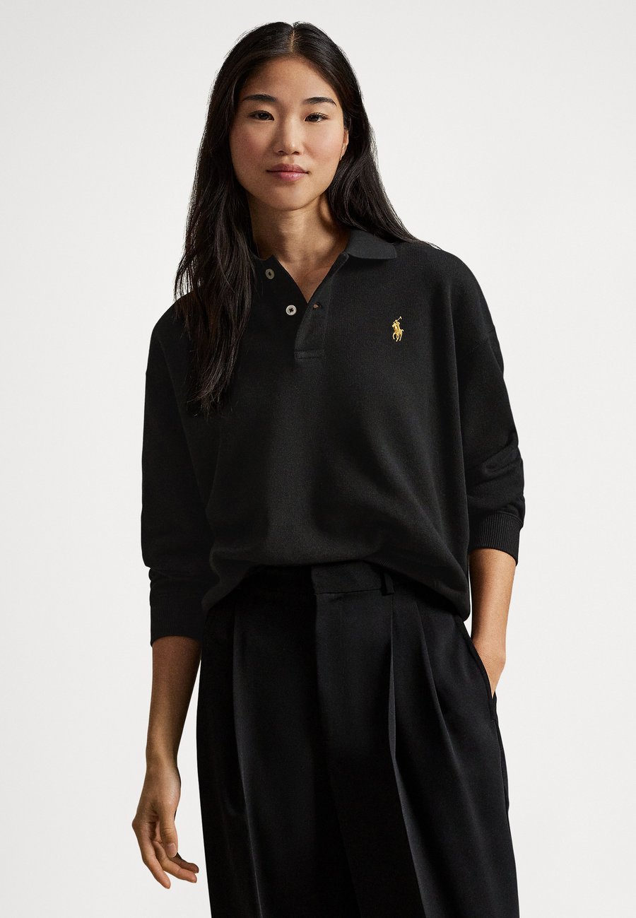 

Толстовка Polo Ralph Lauren FLEECE LONG-SLEEVE POLO, Polo Black/Black, Черный, Толстовка Polo Ralph Lauren FLEECE LONG-SLEEVE POLO, Polo Black/Black