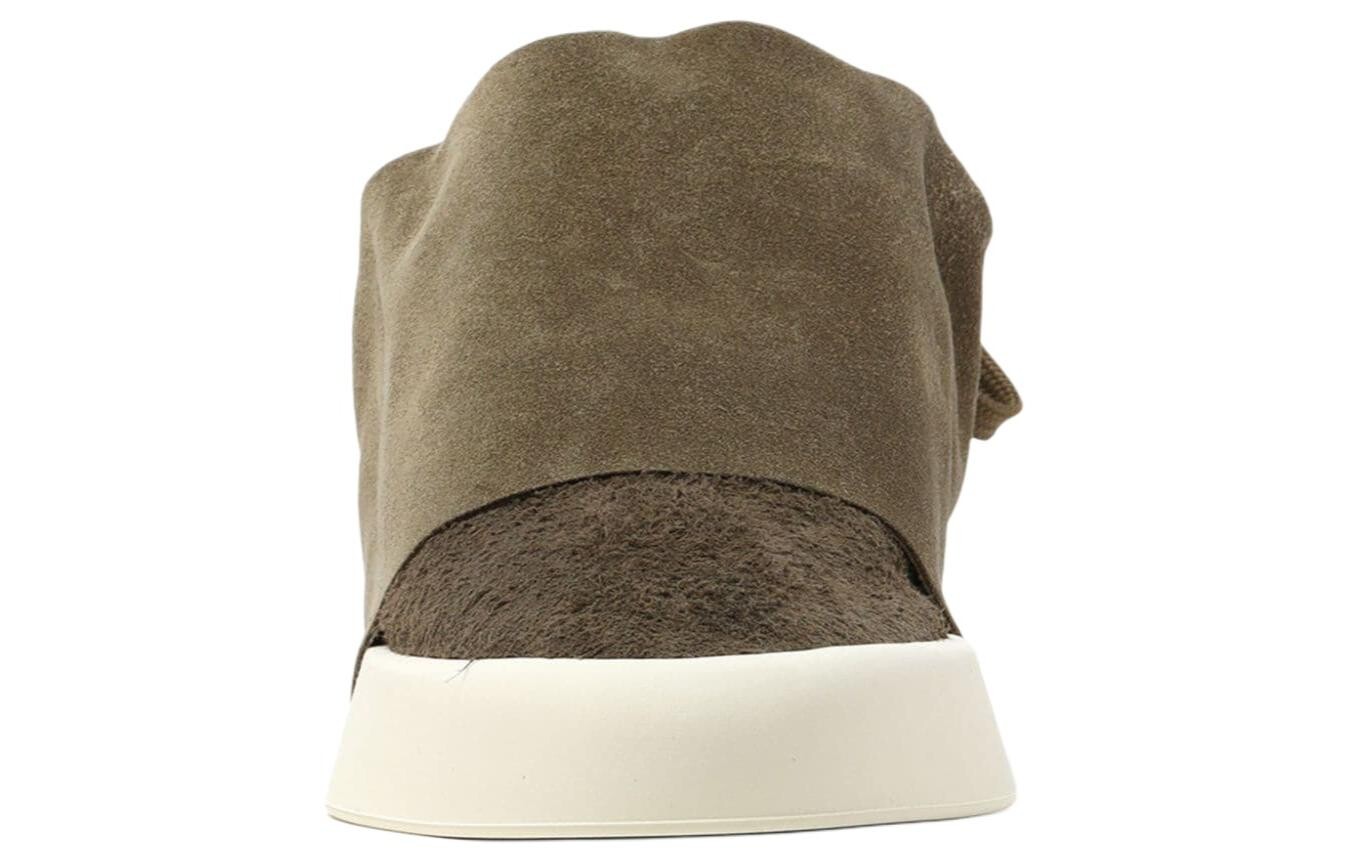Кроссовки Fear of God Moc Low Suede Sneakers, темно-зеленый — фото 3