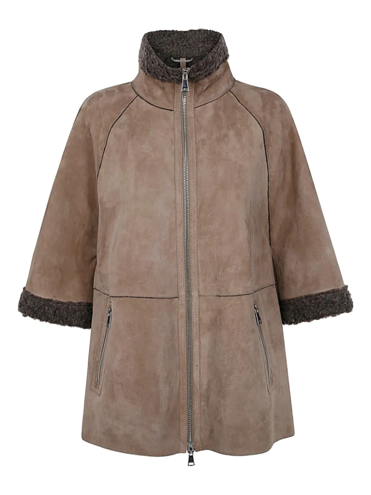 

The Jackie Leathers куртка на молнии, коричневый