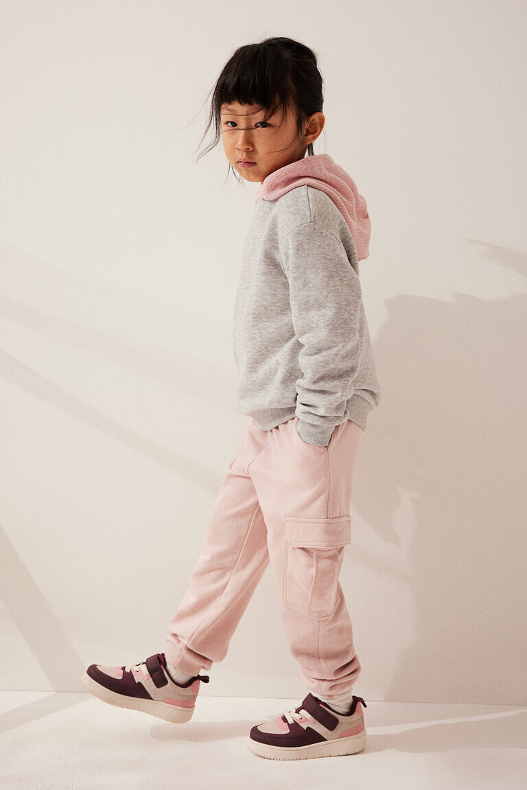 

Джоггеры-карго H&M, розовый