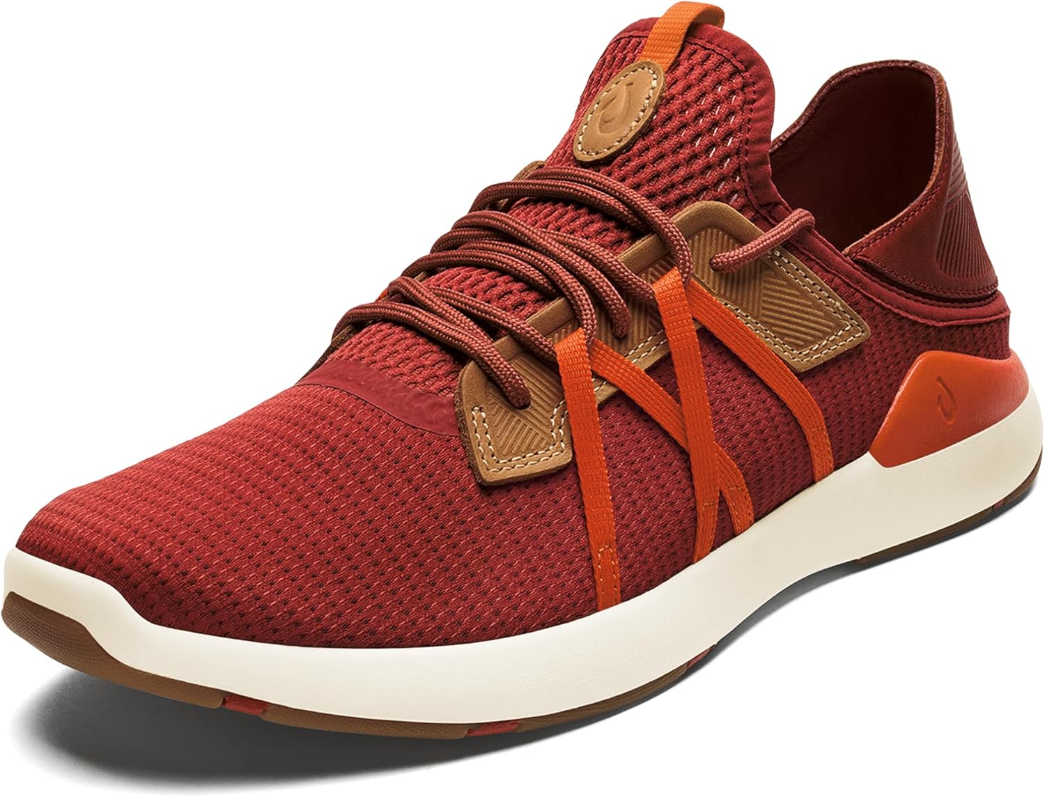 

Мужские повседневные спортивные кроссовки OLUKAI Mio Li, и стильные, дышащая и комфортная сетка, амортизированная поддержка свода стопы и надежная посадка, Dark Rust/Flame