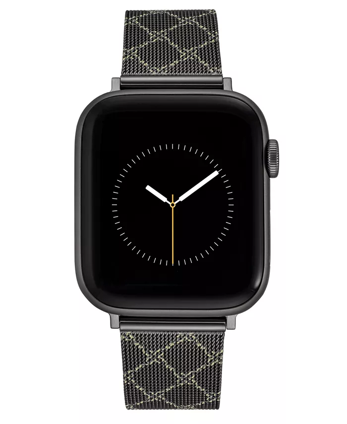 

Женский узорчатый браслет из нержавеющей стали для Apple Watch 42 мм (Series 10) и 38/40/41 мм Nine West, черный