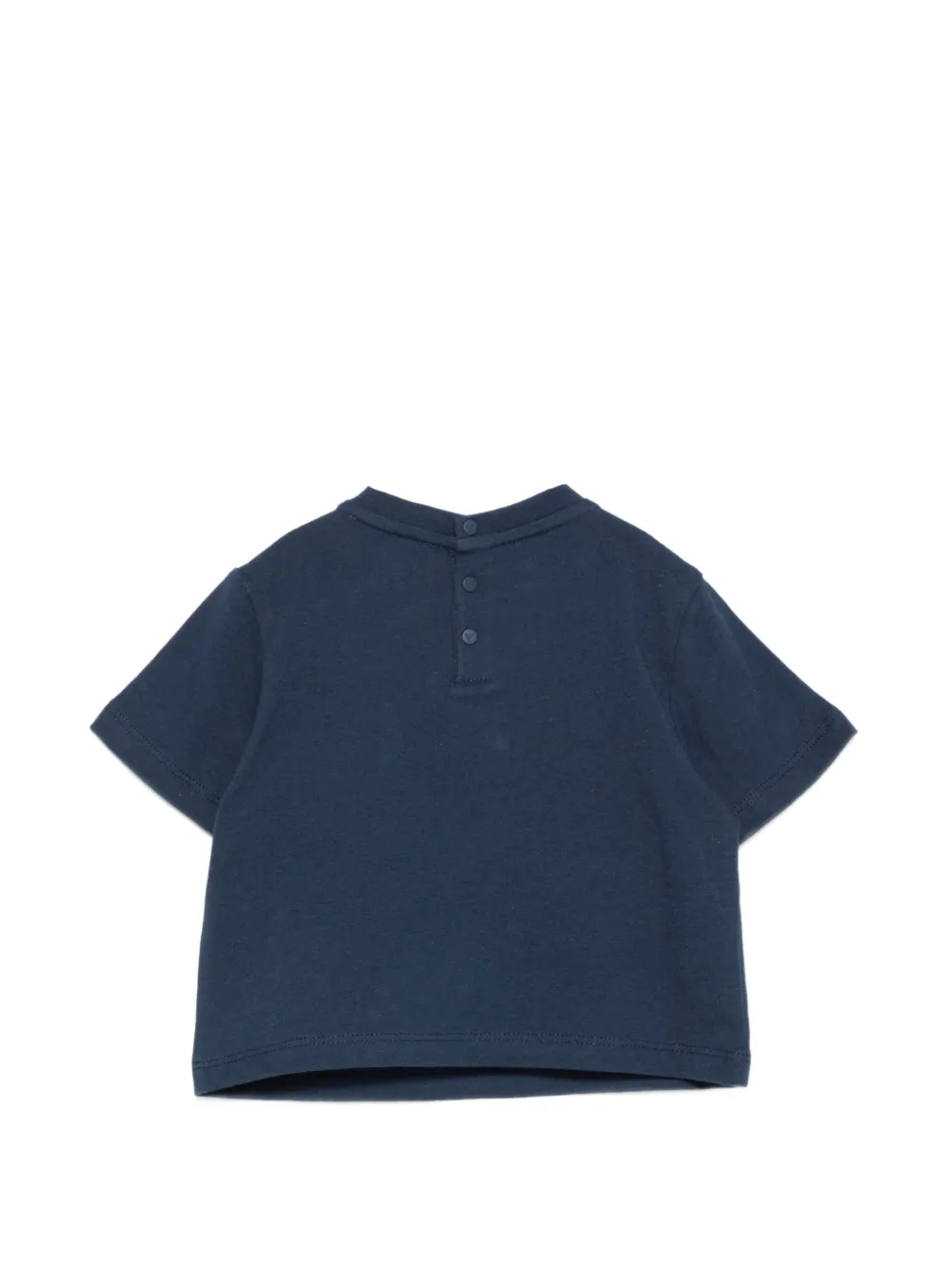 Футболка с графическим принтом Emporio Armani Kids, синий — фото 2