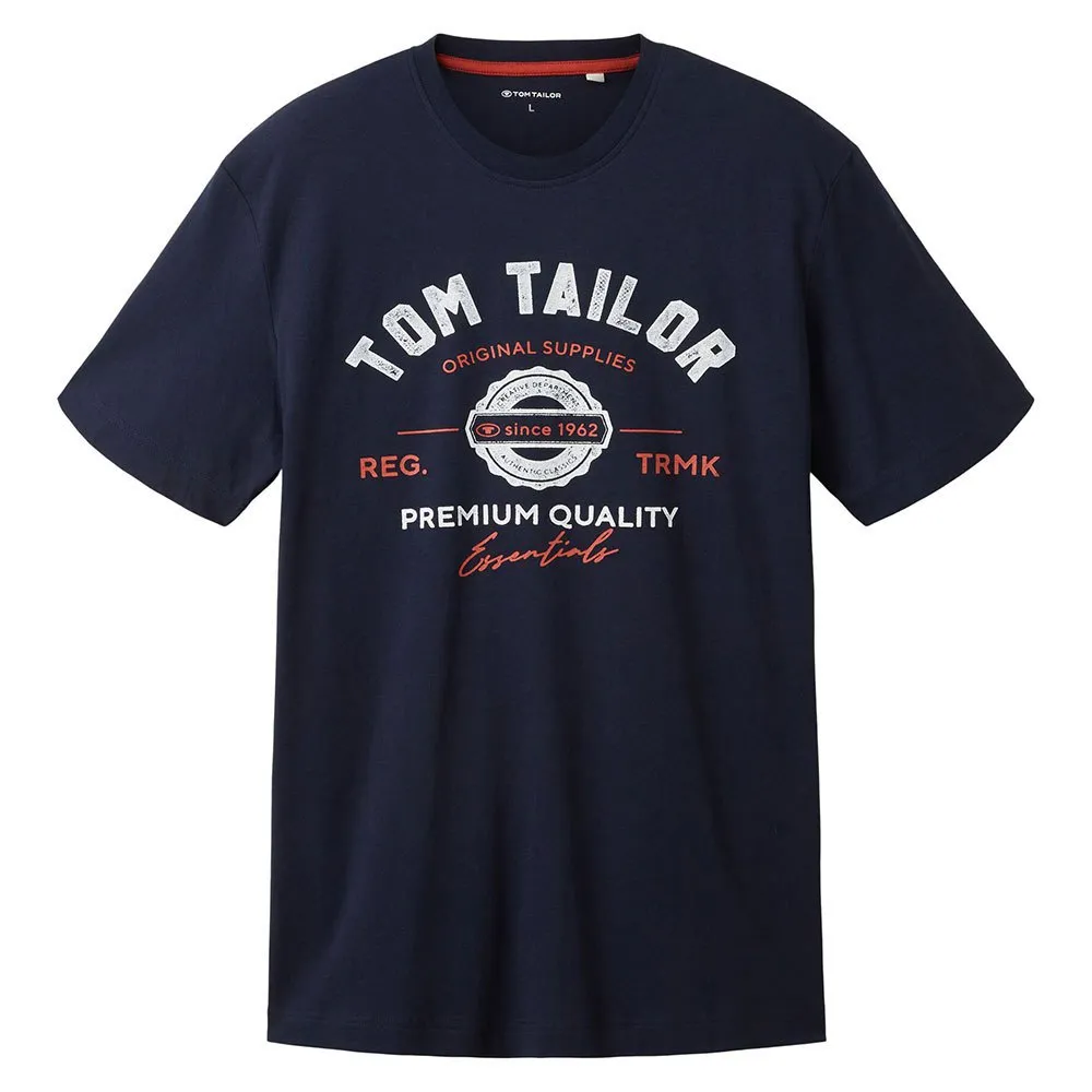 

Футболка с коротким рукавом Tom Tailor 1037735 Logo, черный