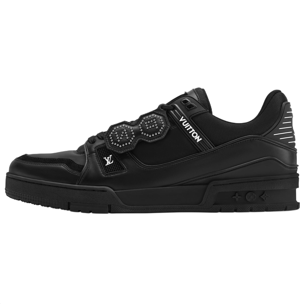 LOUIS VUITTON Кроссовки для скейтбординга Nigo Collaboration Trainer FW25 Low Top Unisex Black