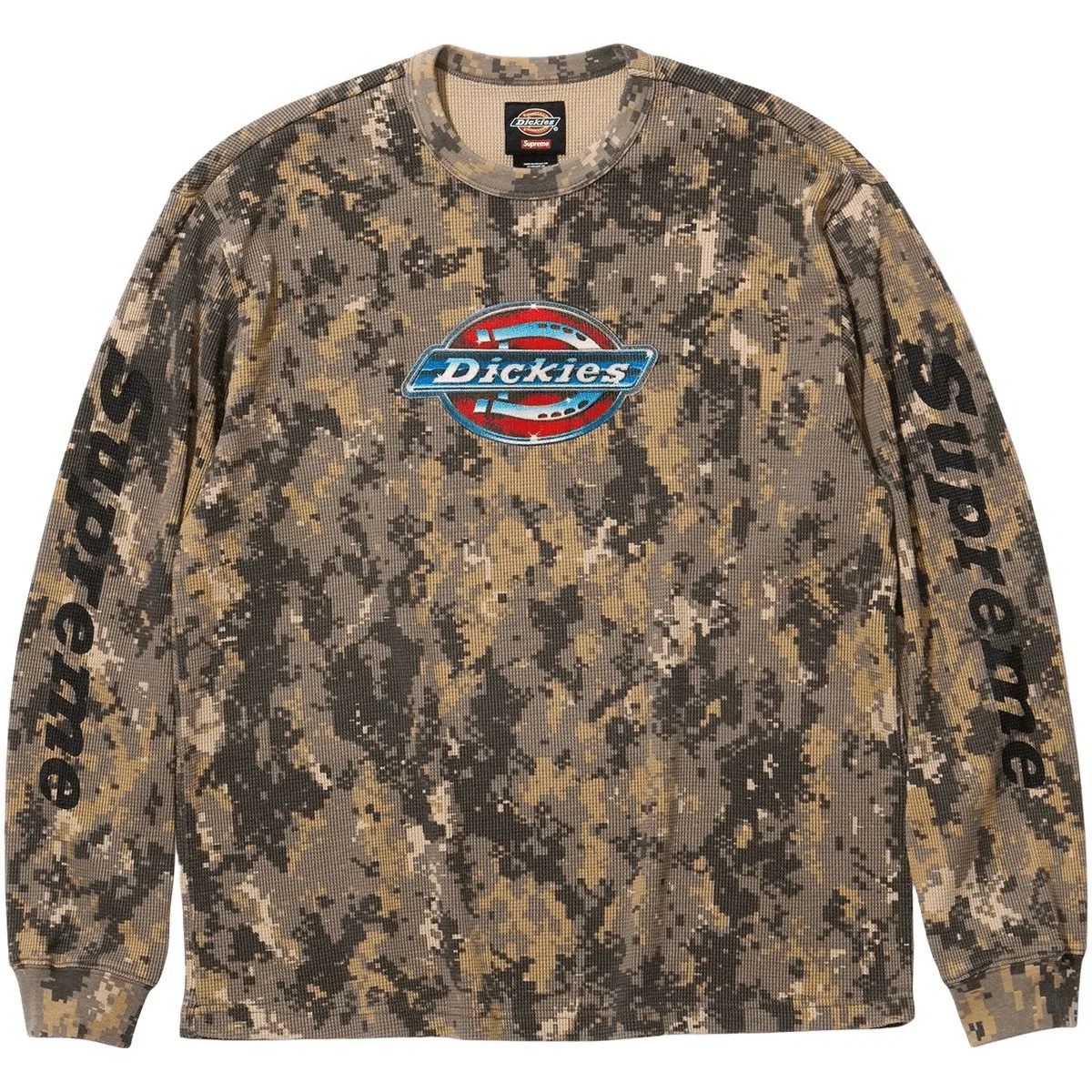 Толстовка камуфляжная Supreme x Dickies Black — фото 3