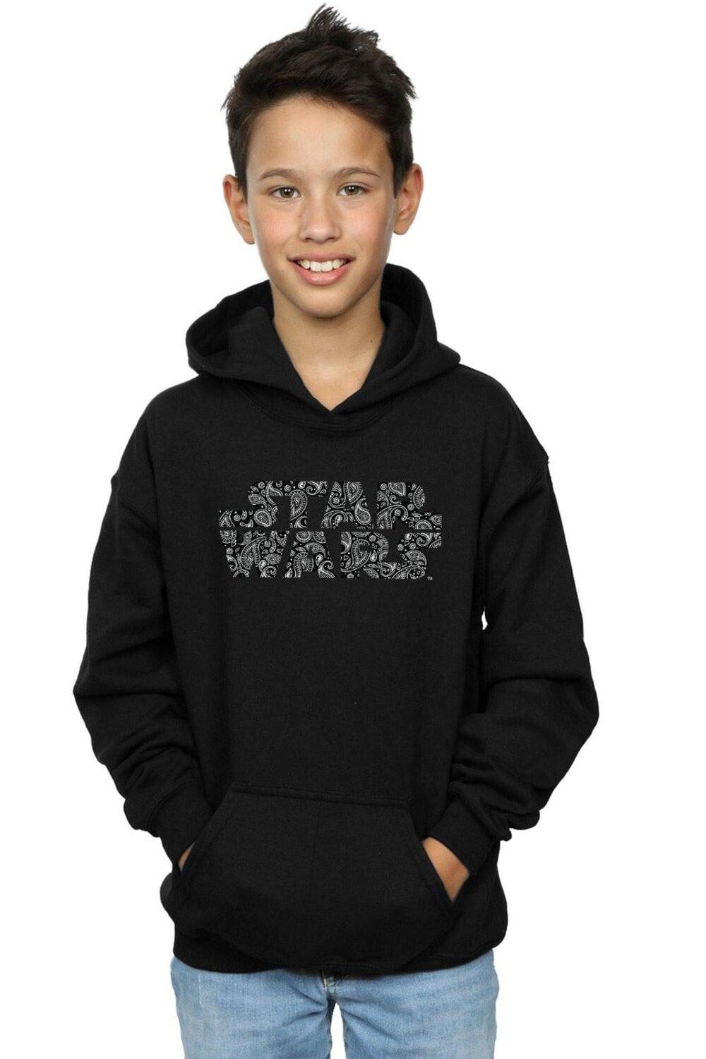 

Худи с логотипом пейсли Star Wars, черный