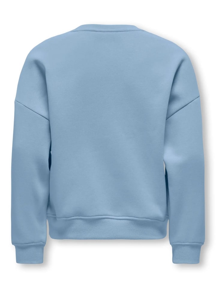 KIDS ONLY Толстовка KOGSWEAT L/S CREW OVERSIZE SWT из мягкой ткани шамбре — фото 2