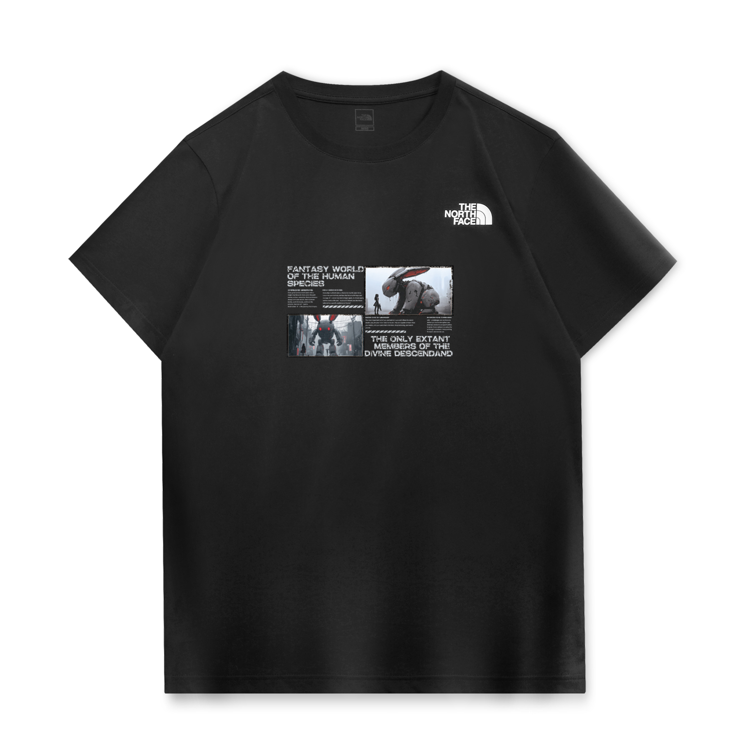 

THE NORTH FACE Футболка унисекс черная, Черный, THE NORTH FACE Футболка унисекс черная