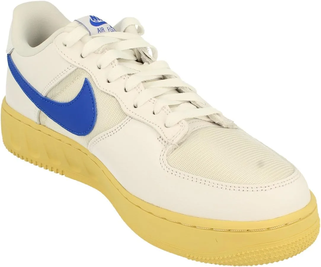 Мужские кроссовки Nike Air Force 1 Low Utility DM2385, белые, сине-голубые — фото 4