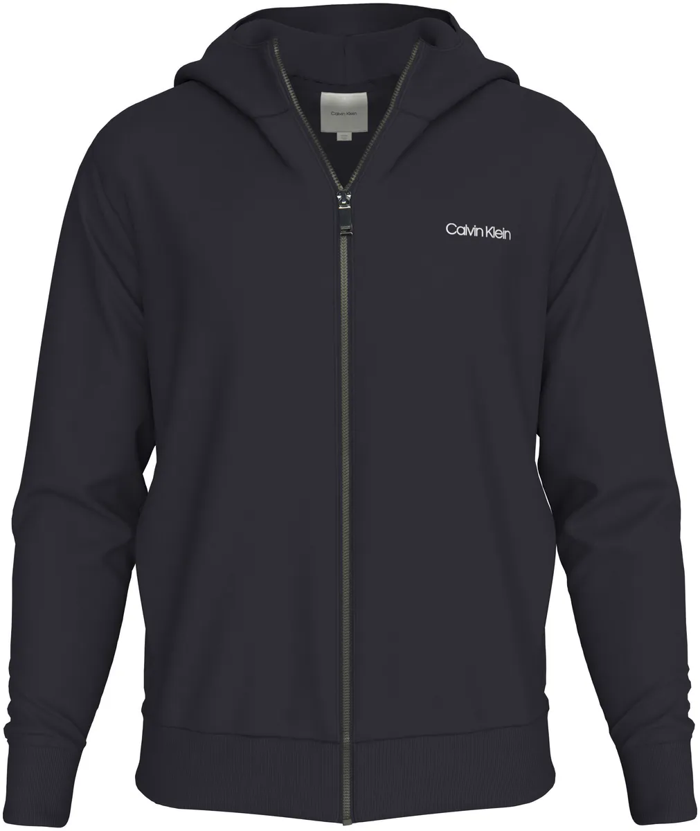 

Толстовка Calvin Klein "MICRO LOGO REPREVE HOODIE JACKET" с надписью-логотипом, цвет Night Sky