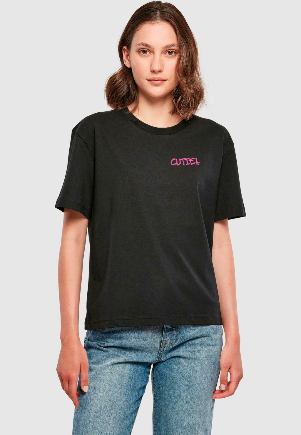 

Футболка с принтом CUTIE BALACLAVA Mister Tee, черный