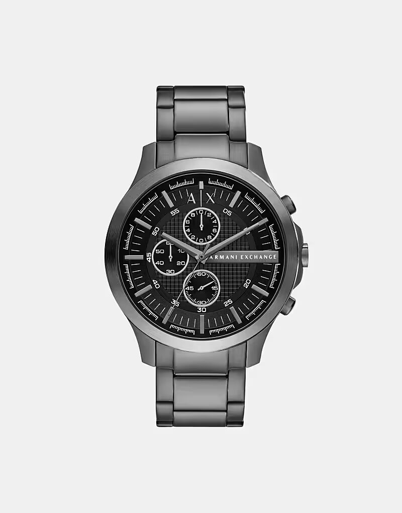 

Мужские часы Armani Exchange с хронографом, нержавеющая сталь цвета оружейной стали, ax2454 цвета оружейной стали