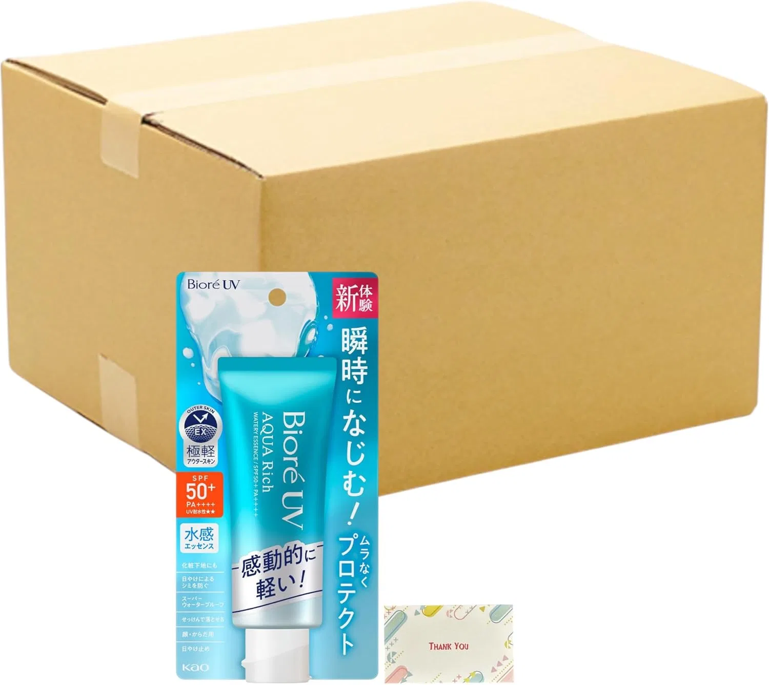 Солнцезащитная эссенция Hanao Bi Ore UV A Rich Wall Essence Kunutonn 24 шт 70 г
