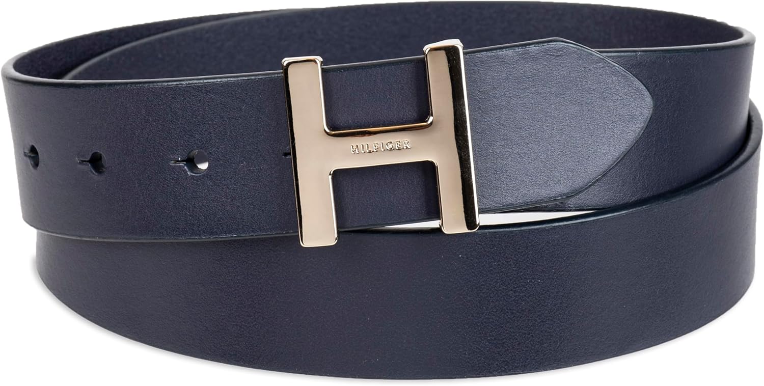 

Женский ремень Tommy Hilfiger с пряжкой в виде буквы H, Navy