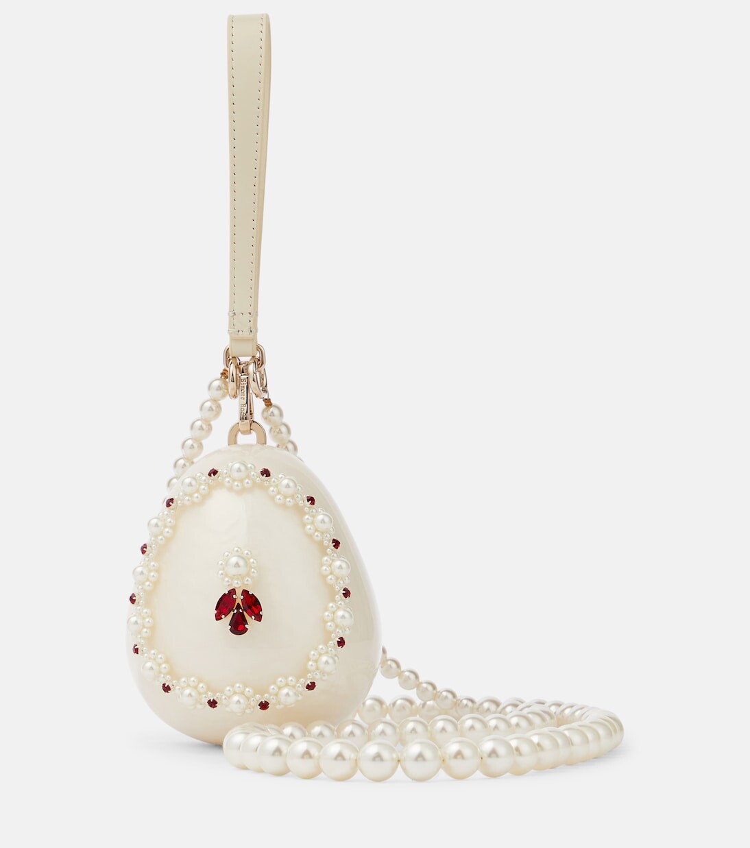 

Миниатюрная сумка через плечо fabergé с яйцом Simone Rocha, красный