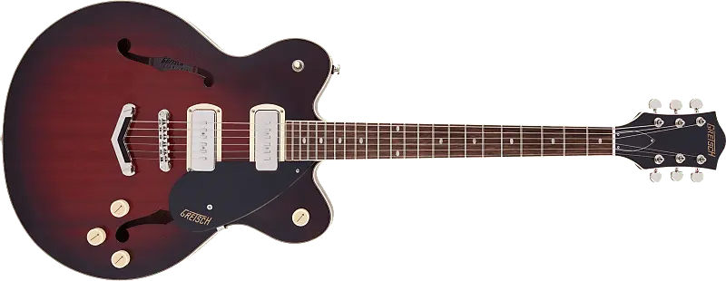 

Электрогитара Gretsch G2622-P90 Streamliner Center Block Double-Cut P90 with V-Stoptail, Laurel Fingerboard, Claret Burst Claret Burst