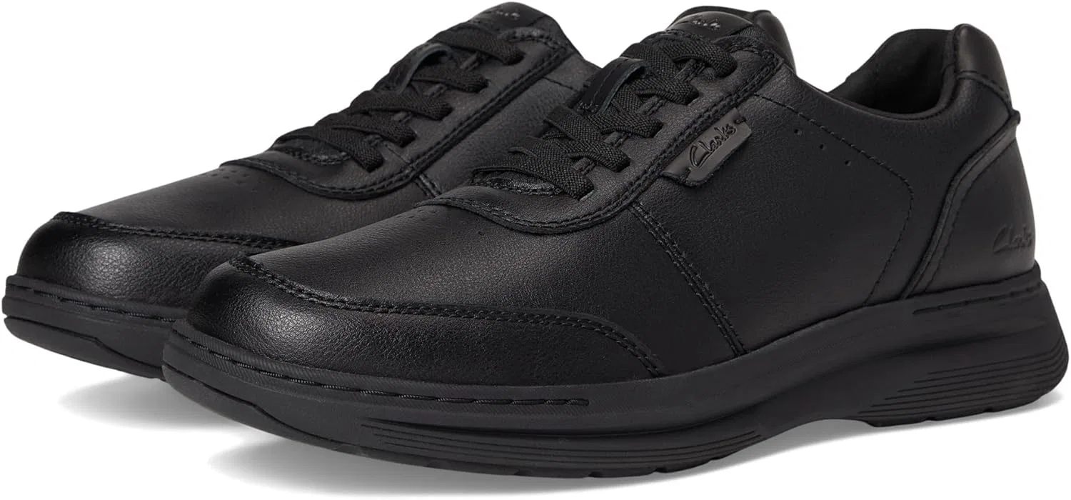 Мужские кружевные ботинки Clarks Craftwell, Black Leather