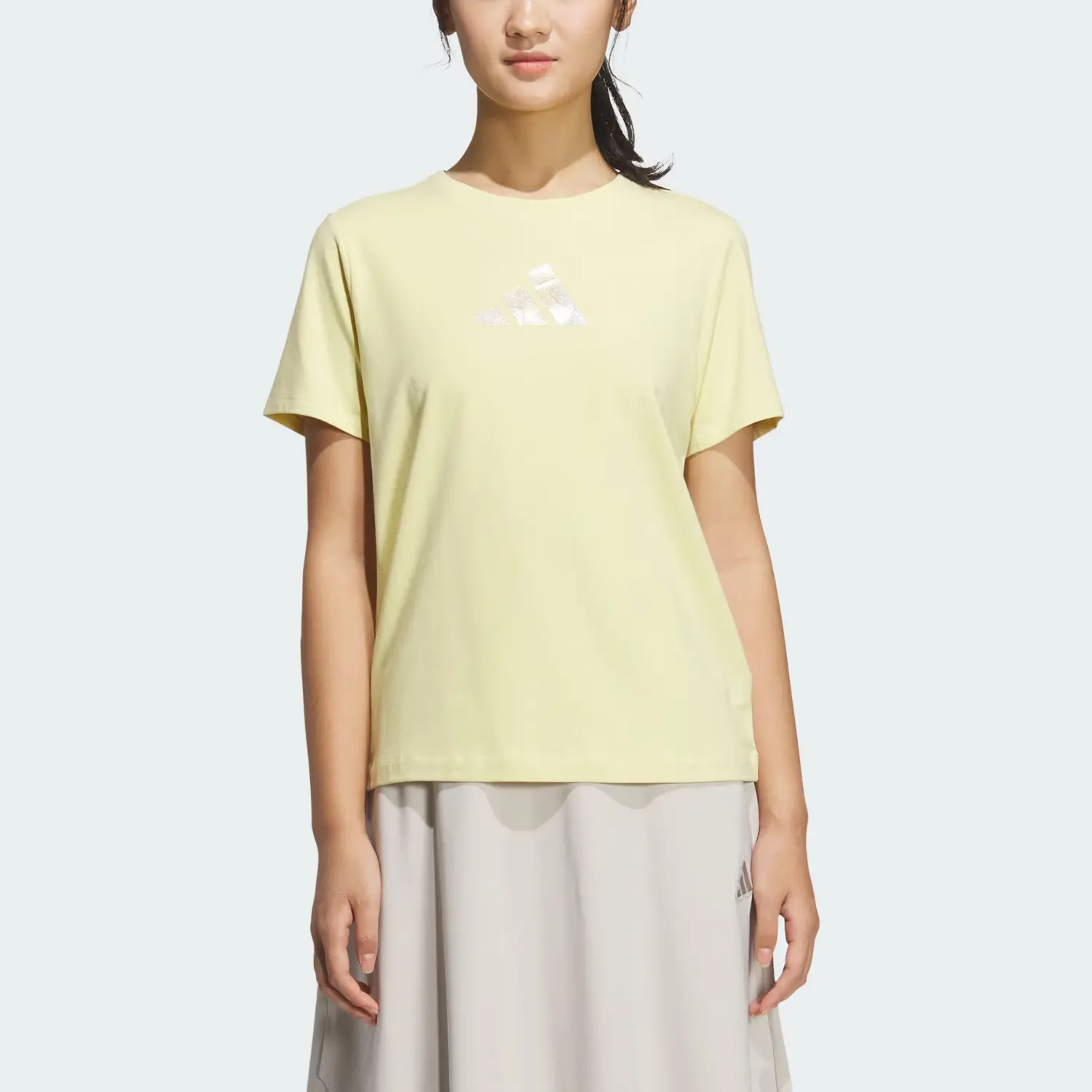Adidas Футболка Women's Powder Yellow — фото 3