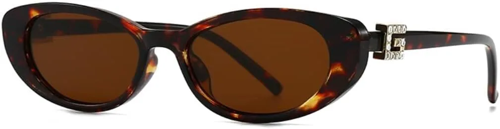 

Солнцезащитные очки с защитой UV400 | Маленькая оправа, линзы конфетного цвета | Для женщин и мужчин, для занятий спортом на открытом воздухе и вождения LXLHWN, Black