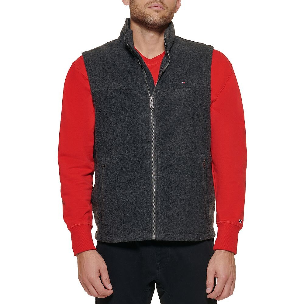 

Мужской флисовый жилет Tommy Hilfiger, цвет Charcoal