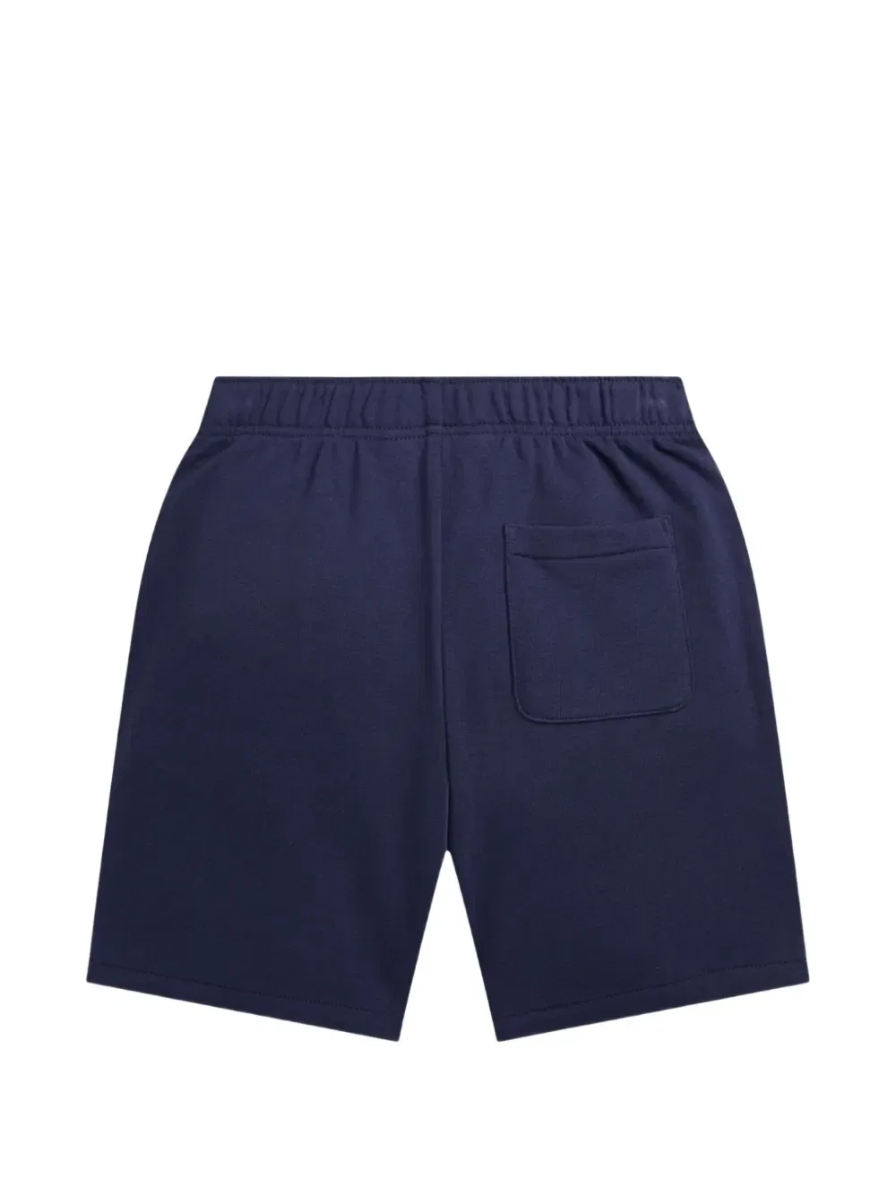 Короткие шорты на шнурке с вышитым логотипом Polo Ralph Lauren Kids, синий — фото 2