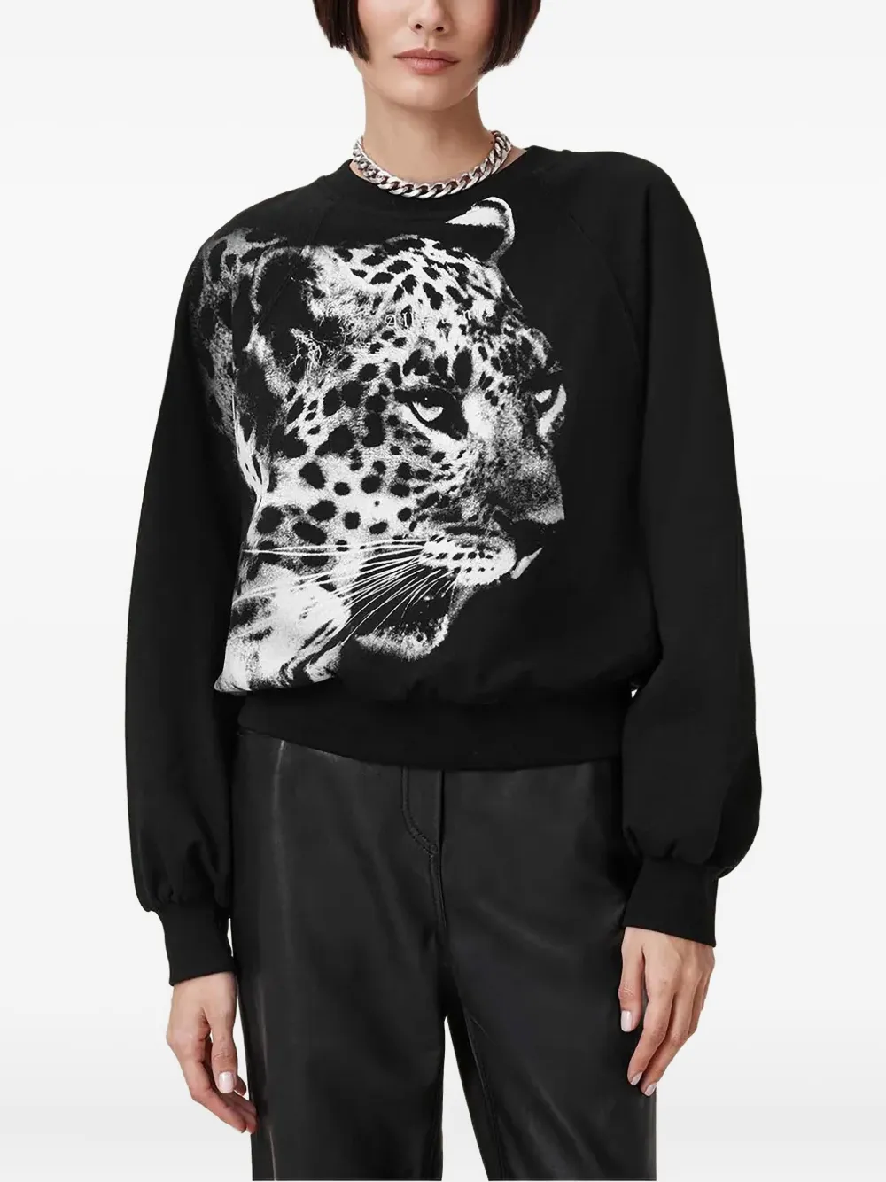 

Толстовка Kiara Cygnet с вырезами AllSaints, черный