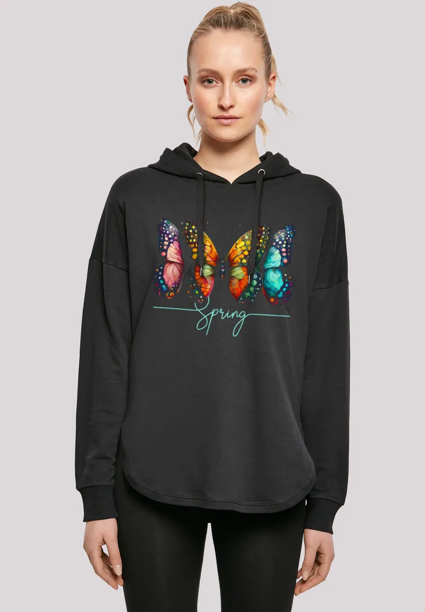 

Толстовка F4NT4STIC "Butterfly Illusion Oversize Hoodie", принт, черный