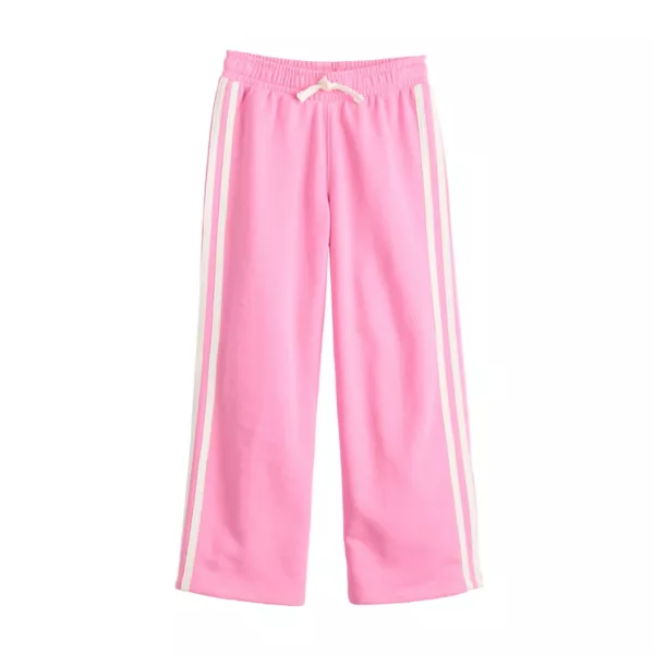 

Брюки с полосками по бокам для девочек 4-8 лет Grayson Threads Kids The Label, розовый