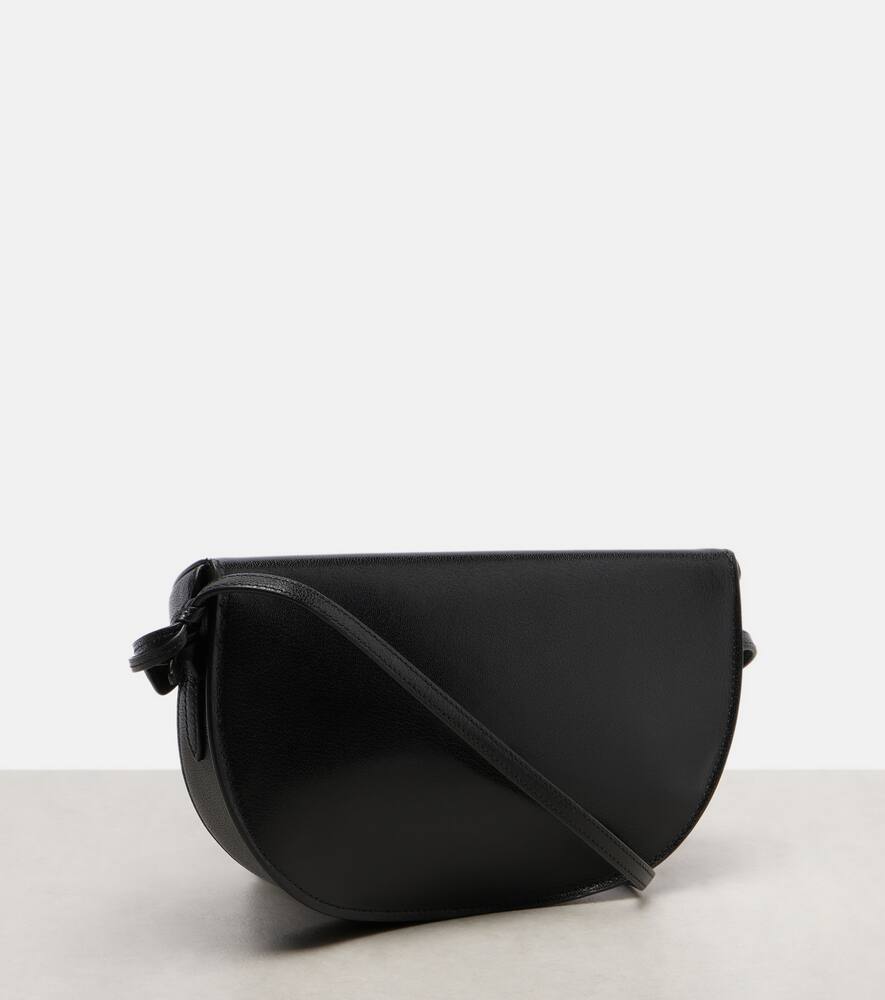 Маленькая кожаная сумка через плечо hip Alaïa, Noir — фото 4