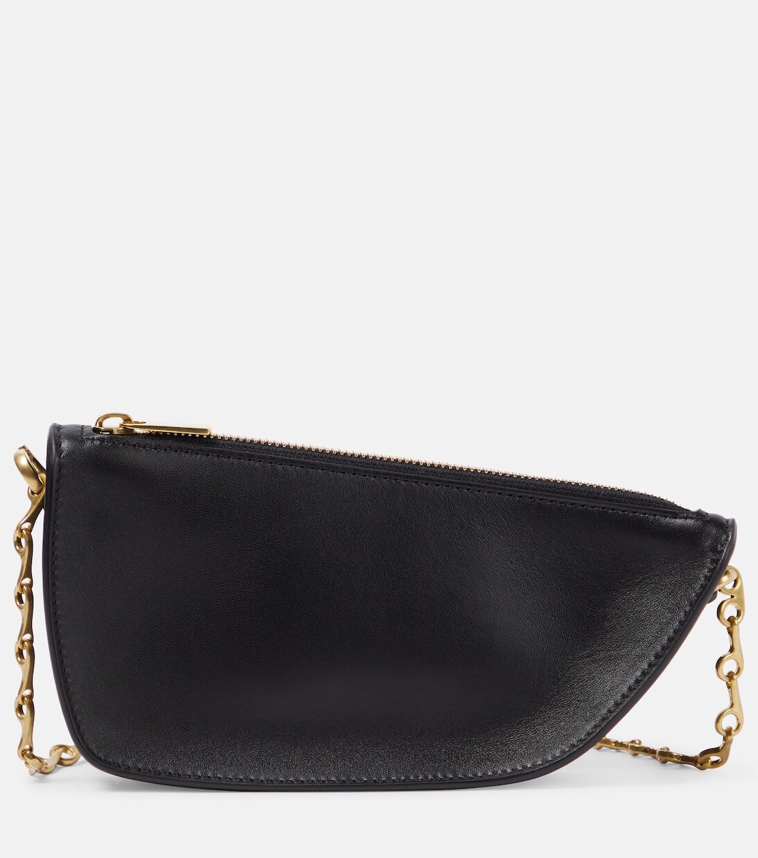 

Сумка на плечо shield из микрокожи Burberry, черный