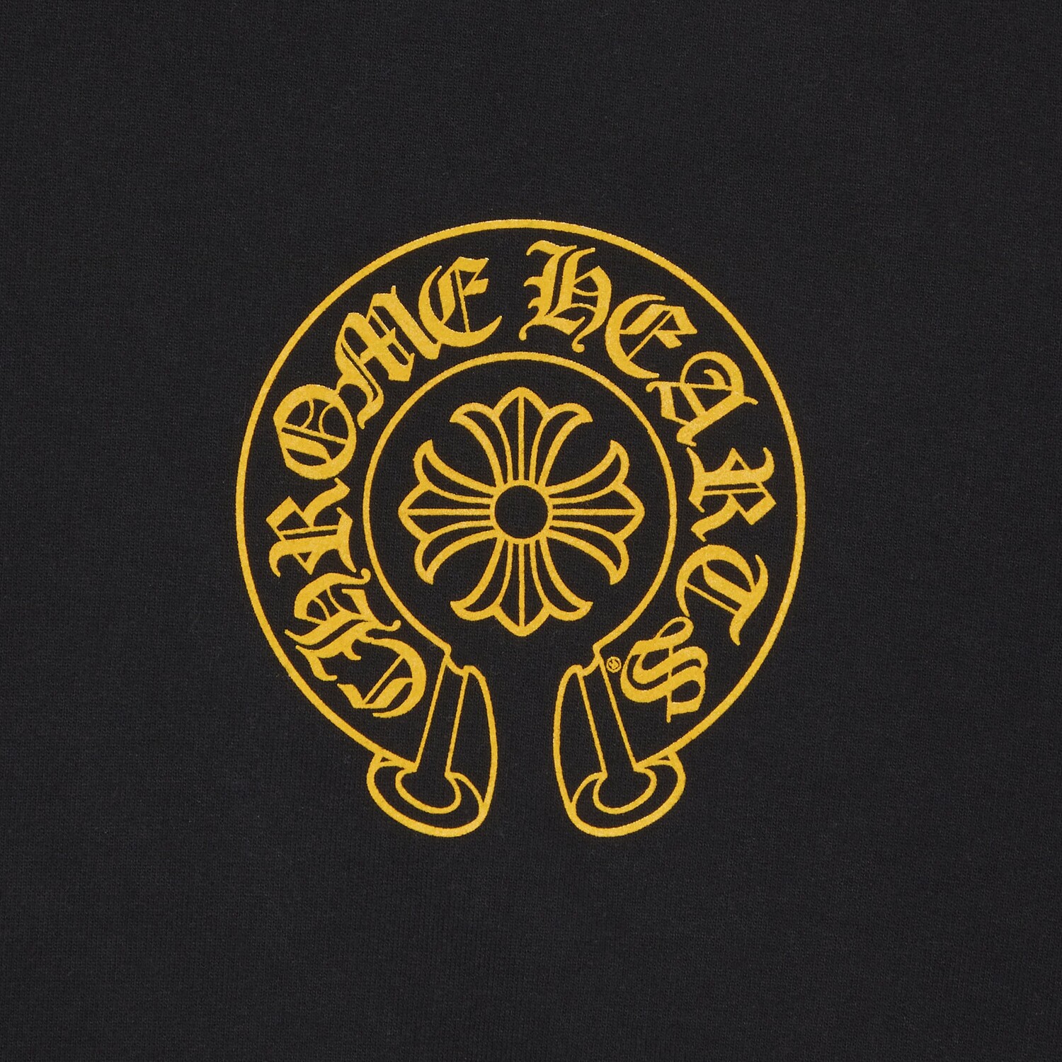 Эксклюзивная толстовка Chrome Hearts Online Черный/Желтый — фото 3