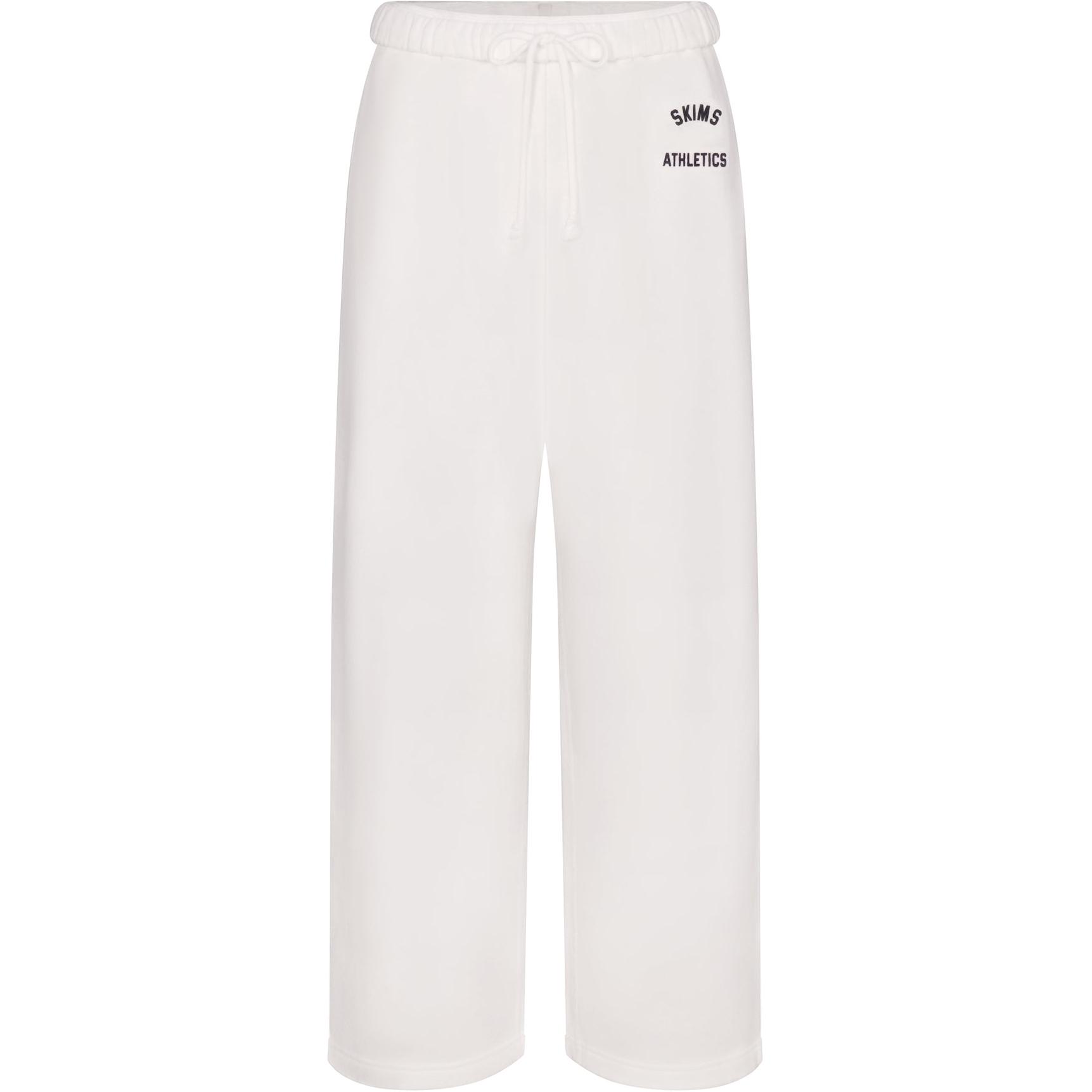 

SS25 COTTON FLEECE классические прямые брюки Повседневные брюки для женщин MARBLE GRAPHIC/мраморный принт Skims, Marble Graphic/Marble Pattern