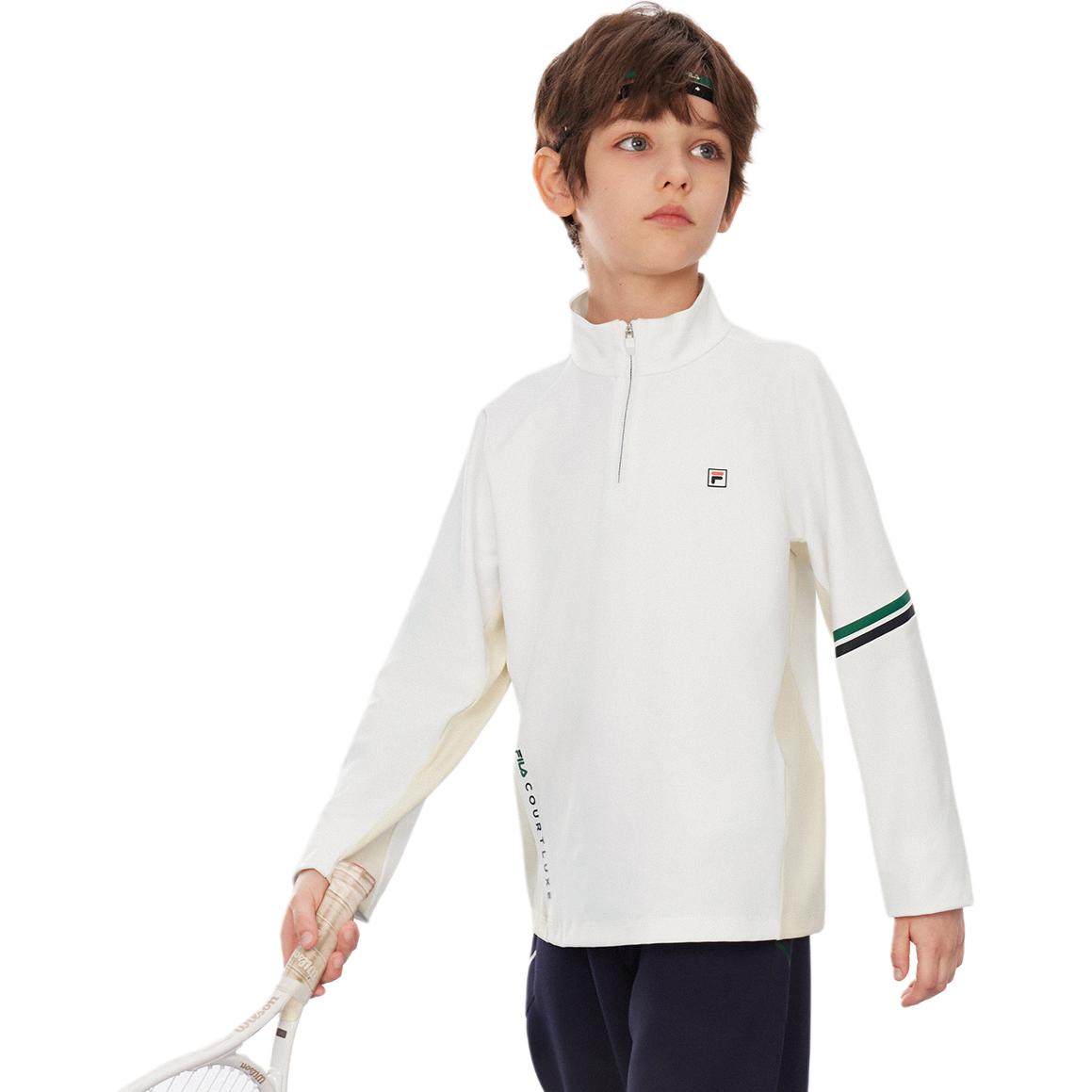Футболка с длинным рукавом jade детская FILA KIDS, белый — фото 2