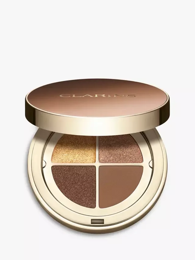 Палитра теней для век Ombre из 4 цветов Clarins, 04 Brown Sugar Gradation